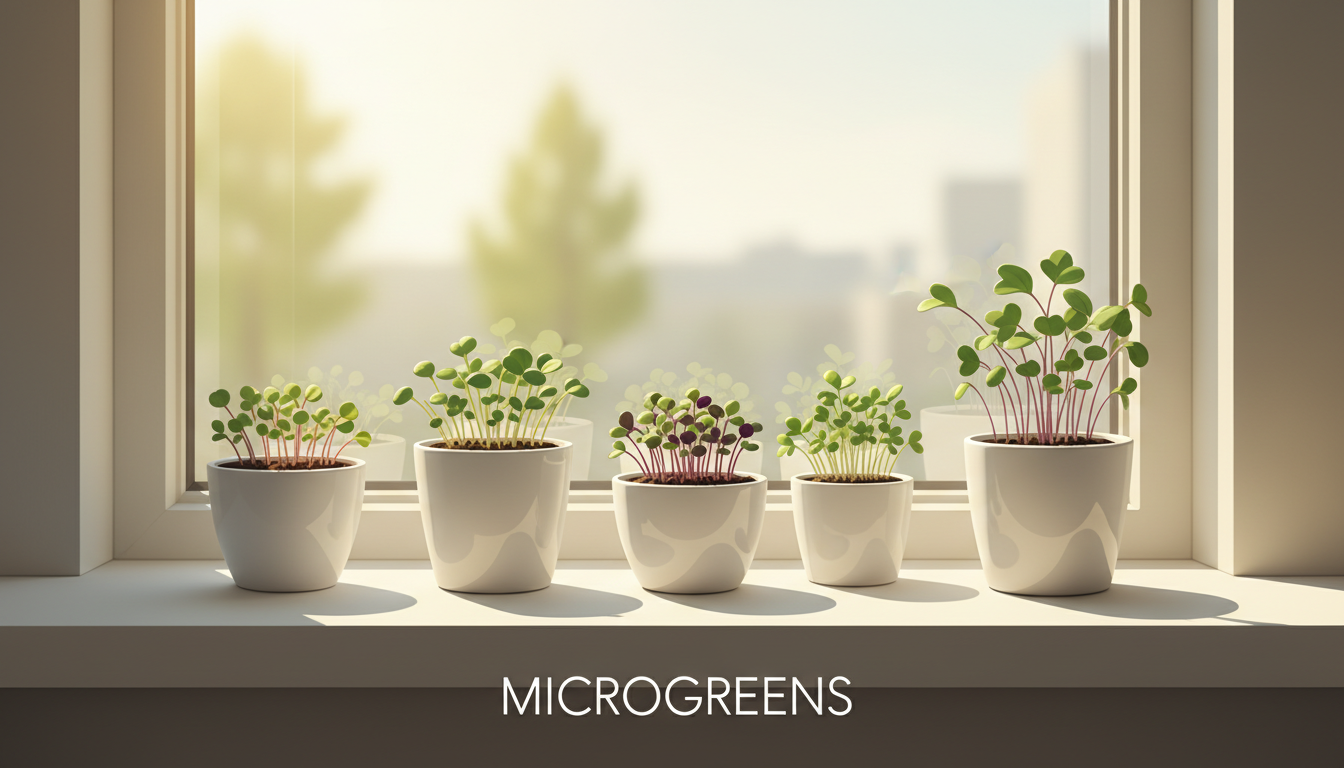 Microgreens - domácí mikrofarma